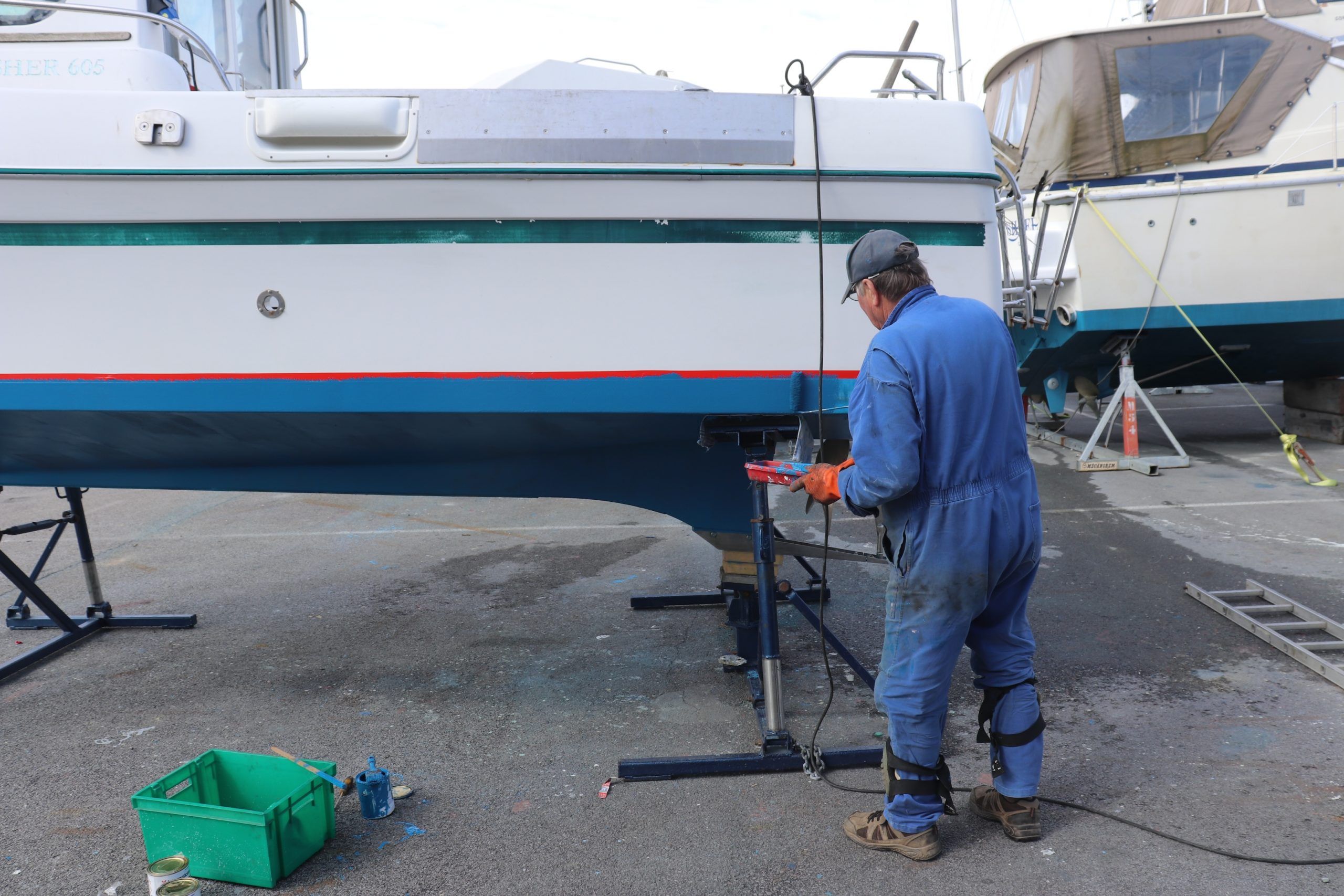 Preparation et application d'un antifouling